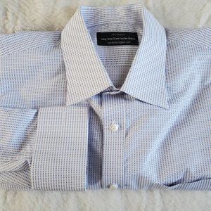 NWOT OM SAI RAM MEN'S BUTTON DOWN SHIRT with FRENCH CUFFS